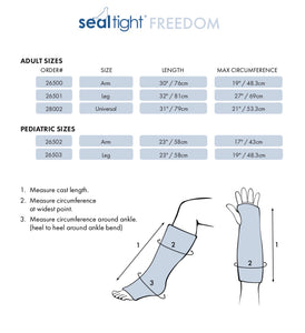 SEAL-TIGHT® FREEDOM - Adult Arm/Leg