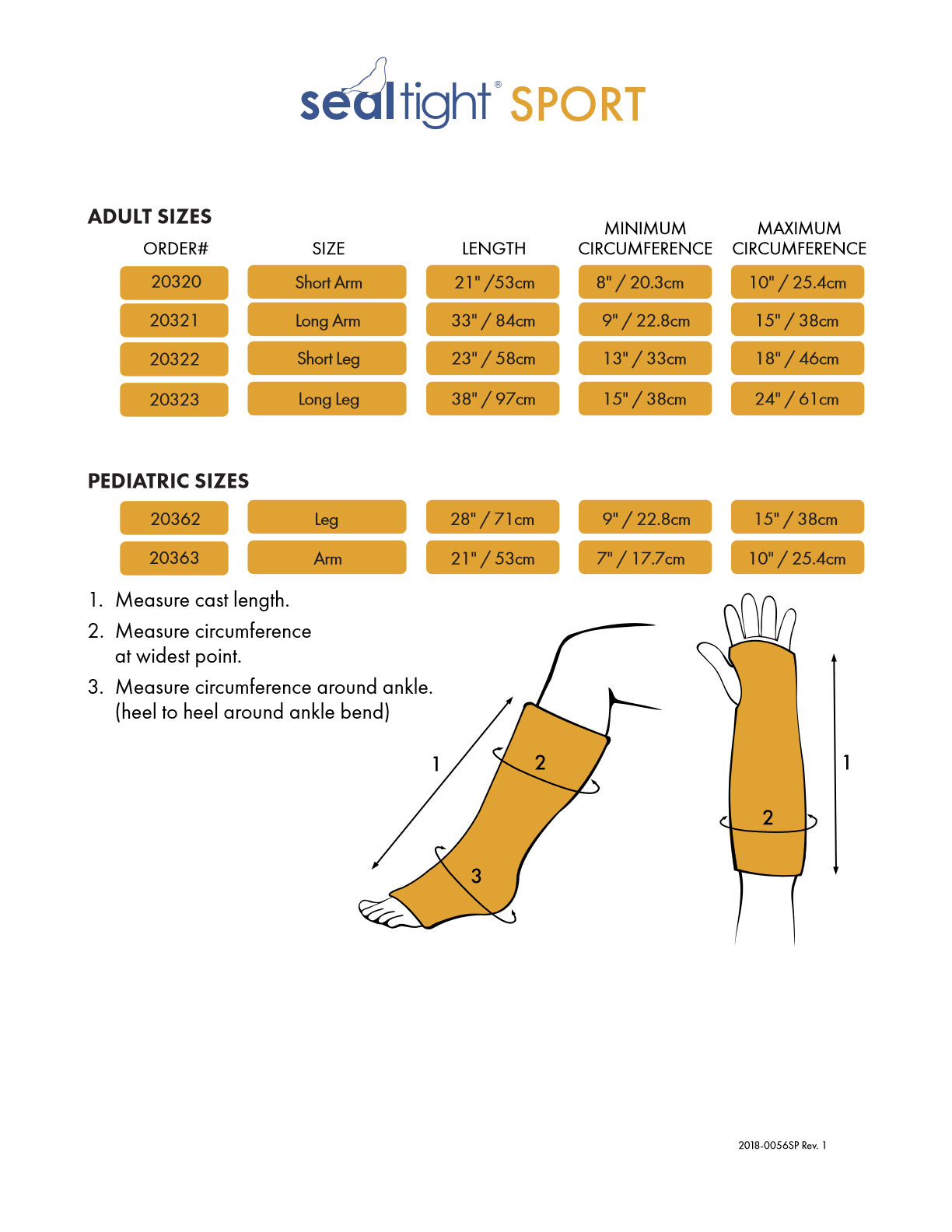 Seal-Tight® Sport - Adult Arm/Leg