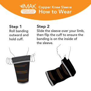 IMAK® Compression Copper Knee Sleeve