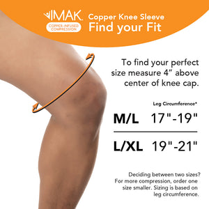 IMAK® Compression Copper Knee Sleeve